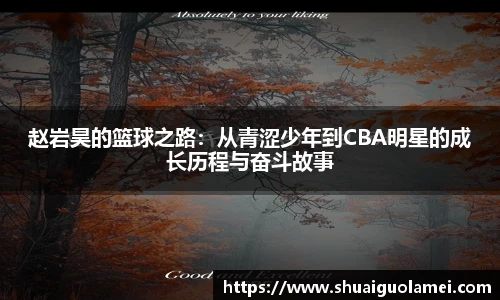 赵岩昊的篮球之路：从青涩少年到CBA明星的成长历程与奋斗故事
